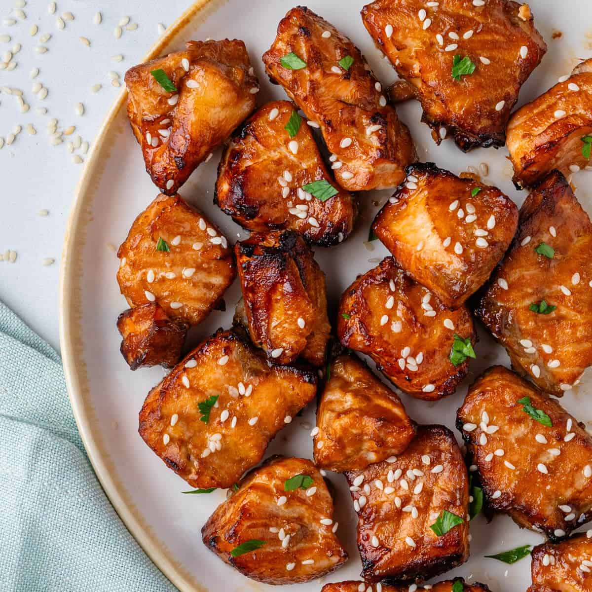 Healthy Air Fryer Salmon Bites: Omega-3 Rich 10-Minute Meal